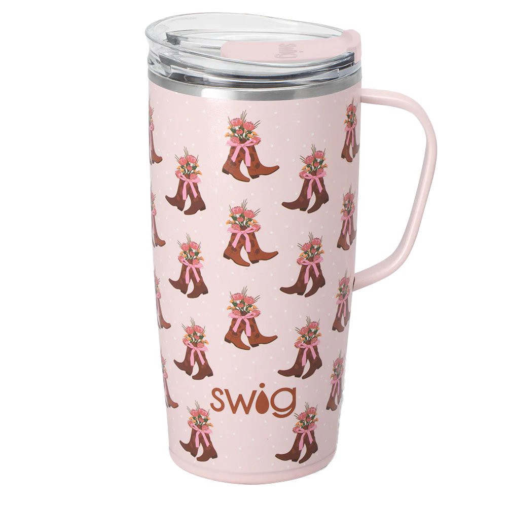 slide 1 of 1, Swig Cowgirl Coquette Travel Mug, 22 oz