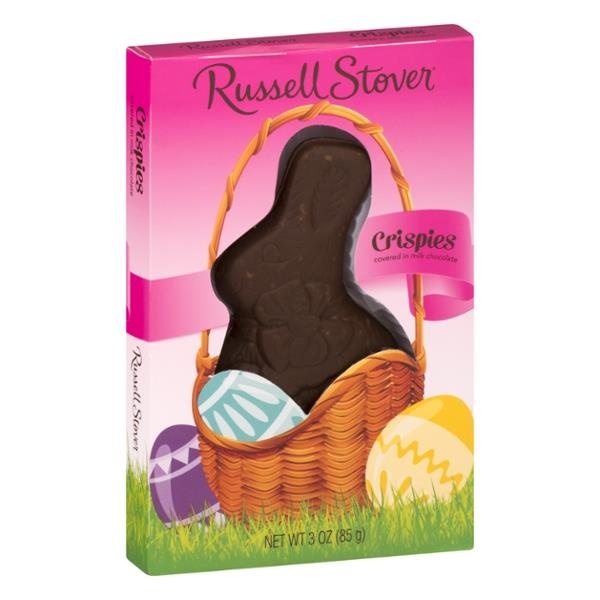 slide 1 of 1, Russell Stover Easter Traditions Crispy Milk Chocolate Bunny, 3 oz