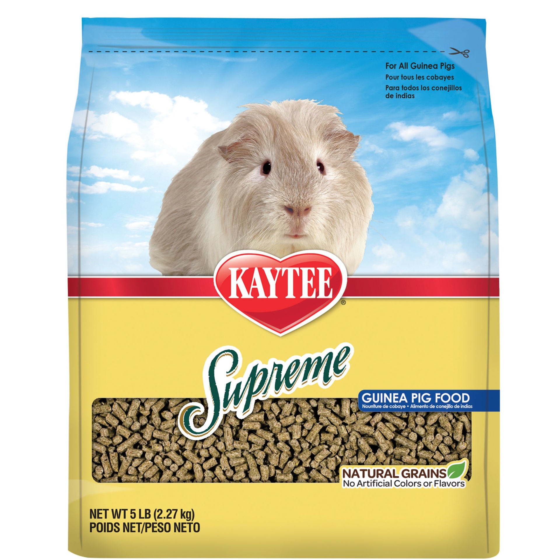 slide 1 of 1, Kaytee Supreme Daily Blend Guinea Pig Diet, 5 lb