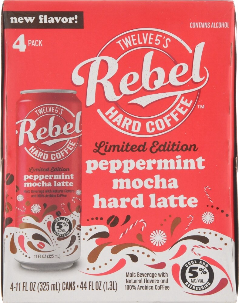 slide 2 of 6, Rebel Hard Coffee Pumpkin Spice Latte, 44 fl oz