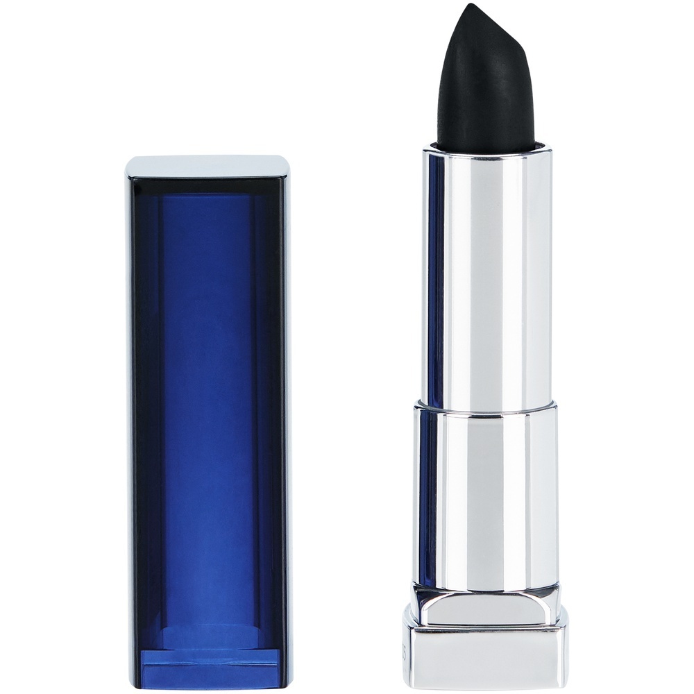 slide 1 of 5, Maybelline Color Sensational Loaded Bolds Lip Color 845 Pitch Black, 0.2 oz