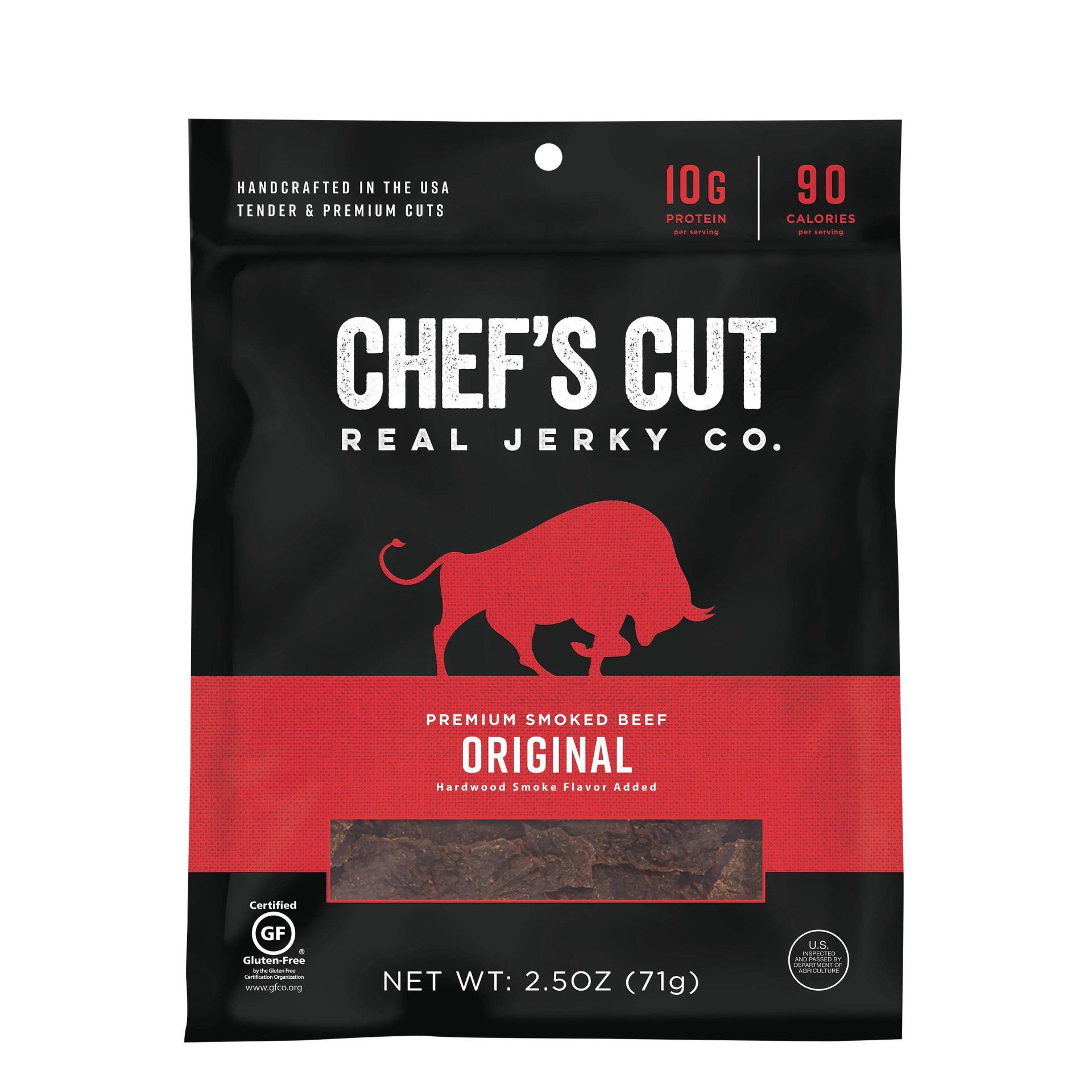 slide 1 of 3, Chef's Cut Original Recipe Steak Jerky, 2.5 oz