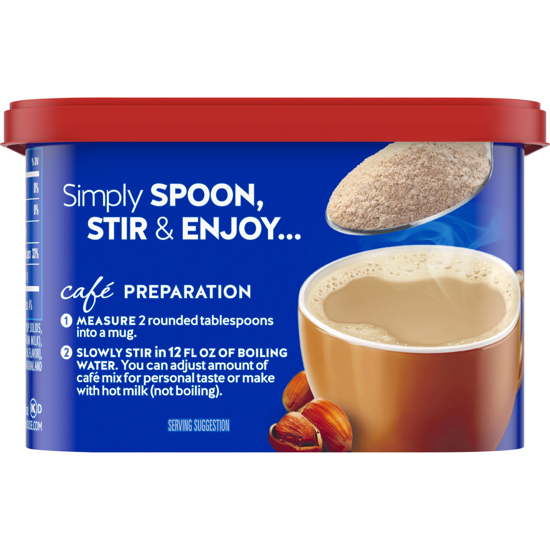 slide 7 of 7, Maxwell House International Hazelnut Cafe Beverage Mix, 9 oz