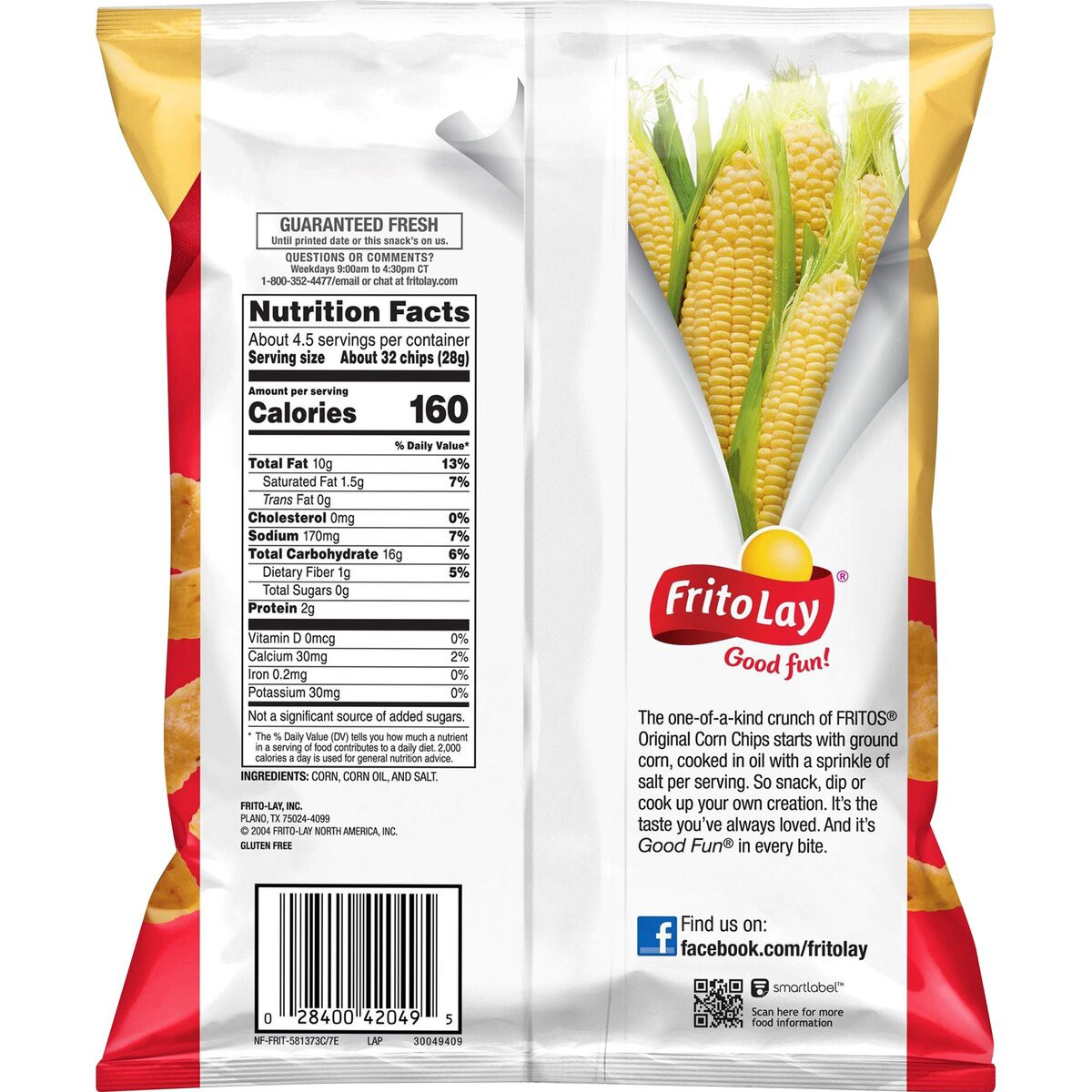 slide 7 of 9, Fritos The Original Corn Chips 4.25 oz, 4.25 oz