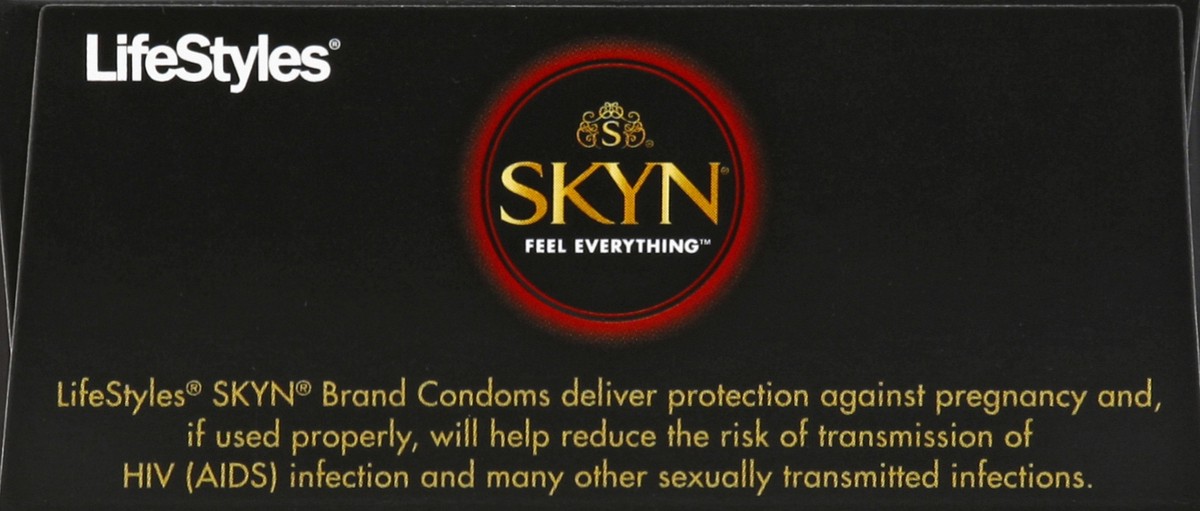slide 4 of 5, LifeStyles SKYN Extra Studded Condoms, 10 ct