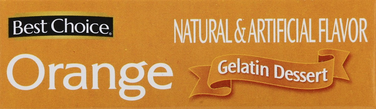 slide 10 of 13, Best Choice Orange Gelatin Dessert 3 oz, 3 oz