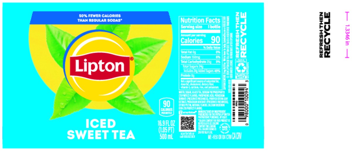slide 8 of 8, Lipton Iced Tea Sweet Tea 16.9 Fl Oz, 6 Count, 6 ct