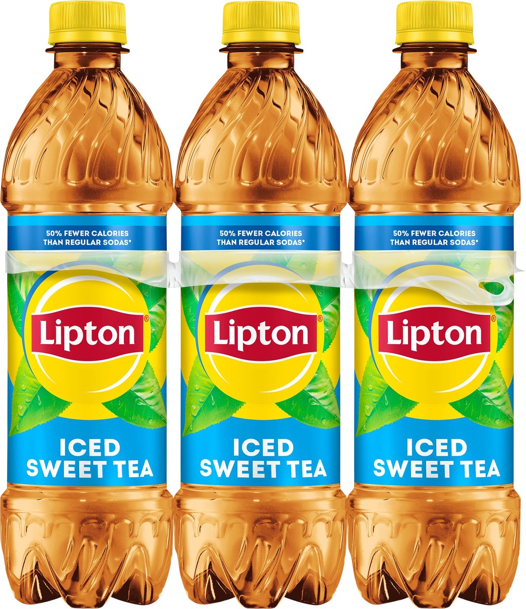 slide 2 of 8, Lipton Iced Tea Sweet Tea 16.9 Fl Oz, 6 Count, 6 ct