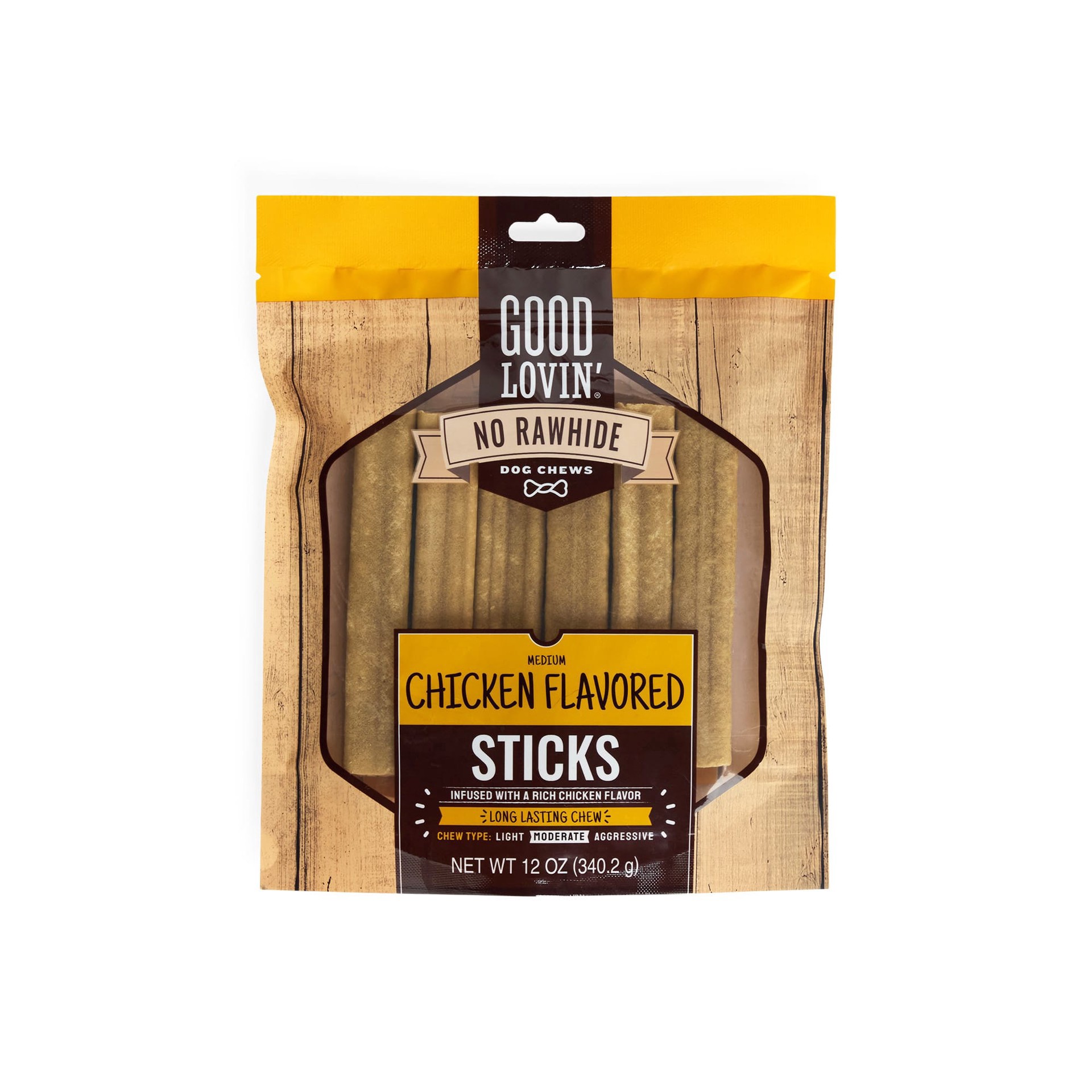 slide 1 of 1, Good Lovin' Medium Chicken Stick Dog Chews, 12 oz., 12 oz