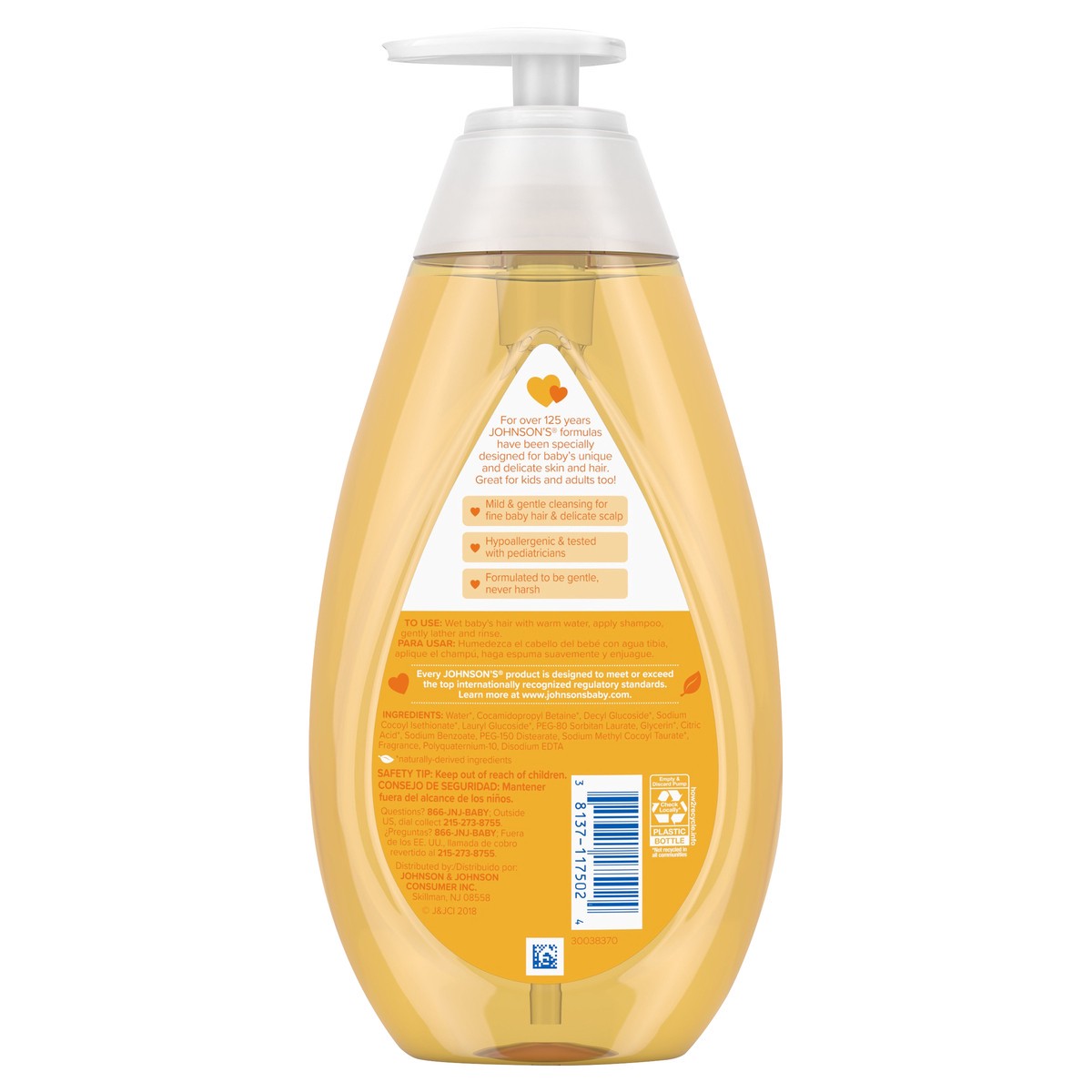 slide 2 of 6, Johnson's Baby Shampoo for Baby's Delicate Scalp & Skin - 20.3 fl oz, 20.30 fl oz