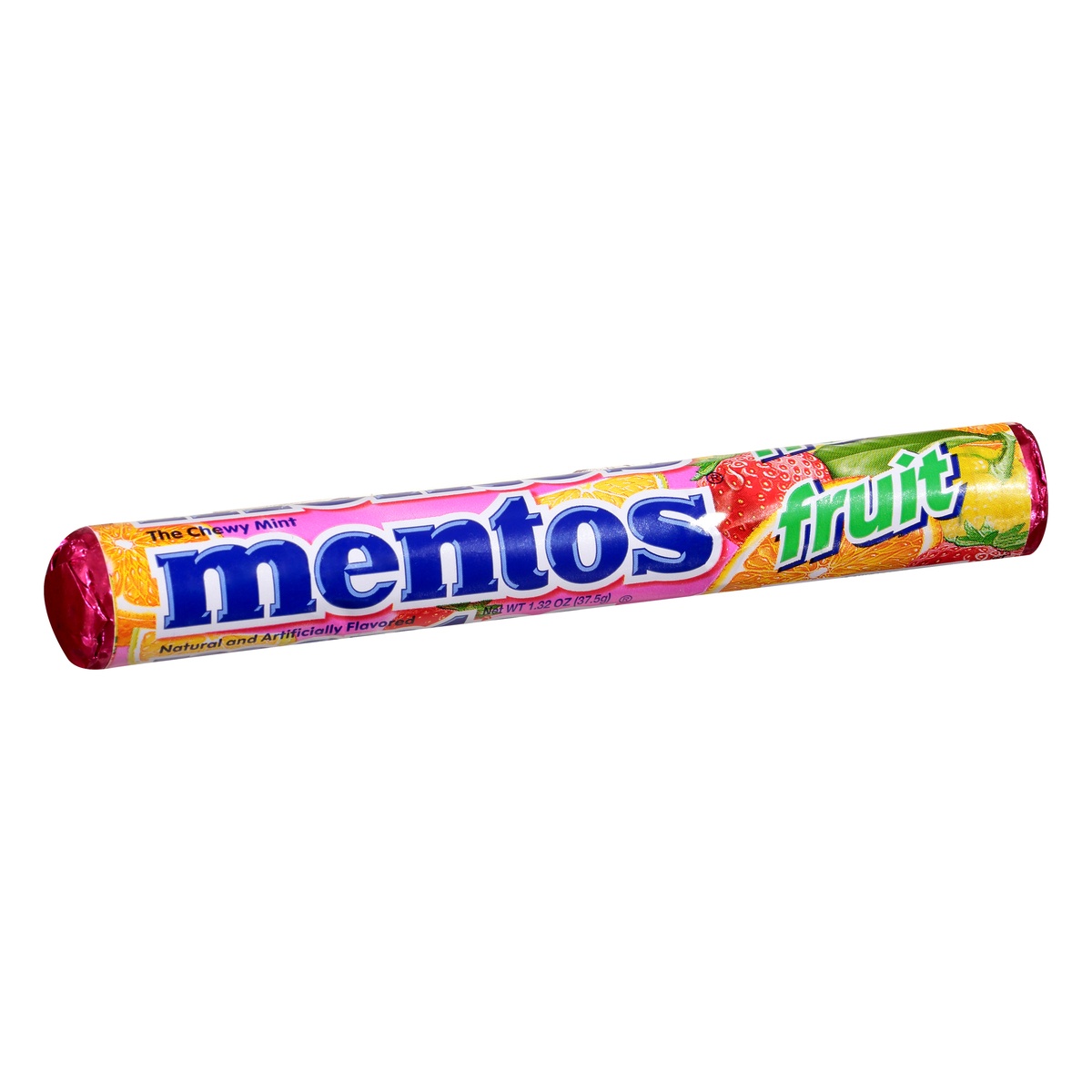 slide 2 of 10, Mentos Mixed Fruit Chewy Mint Candy, 1.32 oz