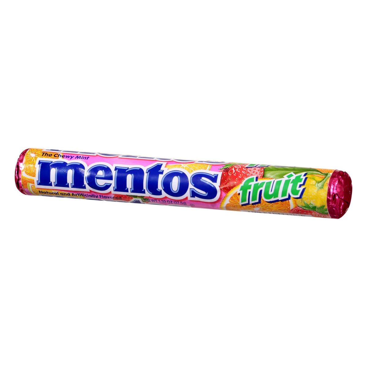 slide 3 of 10, Mentos Mixed Fruit Chewy Mint Candy, 1.32 oz