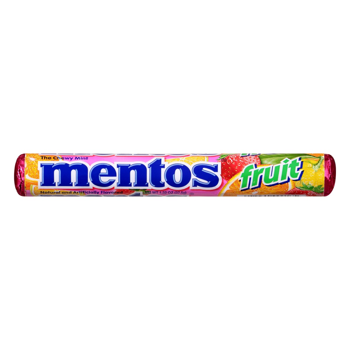slide 10 of 10, Mentos Mixed Fruit Chewy Mint Candy, 1.32 oz