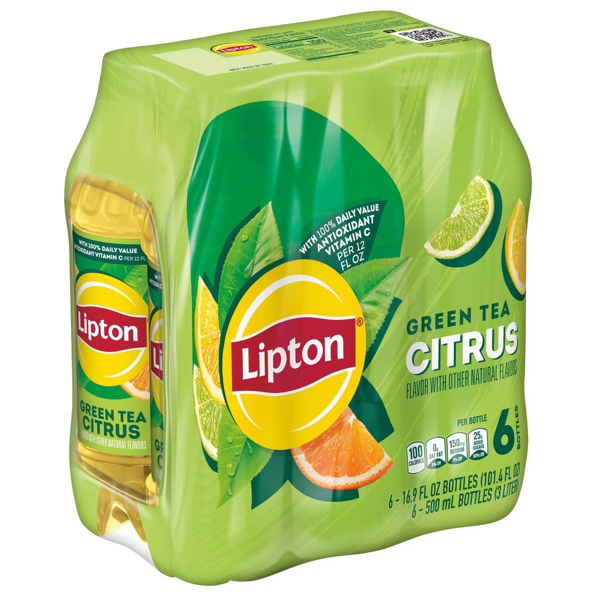 slide 4 of 10, Lipton Green Tea Citrus 16.9 Fl Oz, 6 Count, 6 ct; 16.9 fl oz