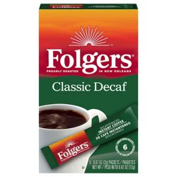 Folgers Inst Coff Clsc Decaf Single Serv - 6 ct