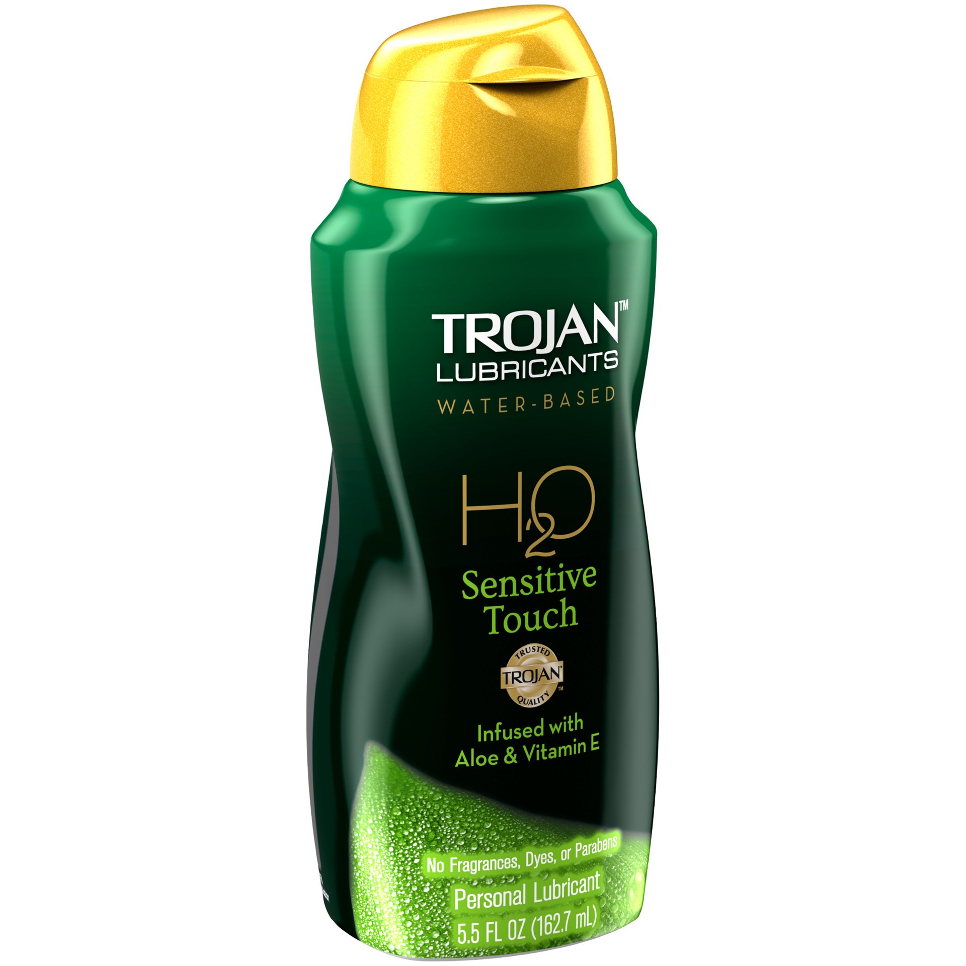 slide 3 of 4, TROJAN Lubricant H2O Sensitive Touch Water-Based Lubricant, Personal Lubricant, 5.5 Fl Oz, 5.50 fl oz