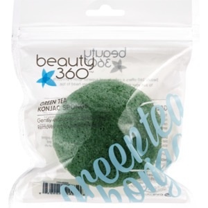 slide 1 of 1, Beauty 360 Konjac Sponge, Green Tea, 1 ct