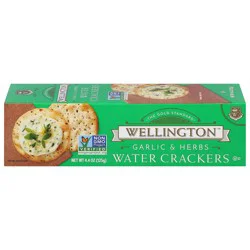 Wellington Garlic & Herbs Water Crackers 4.4 oz