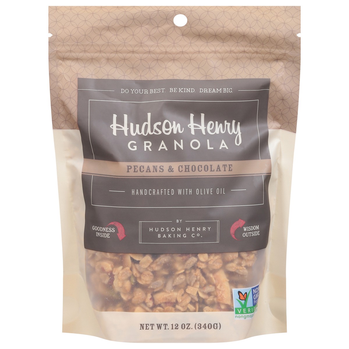 slide 1 of 2, Hudson Henry Pecans & Chocolate Granola 12 oz, 12 oz