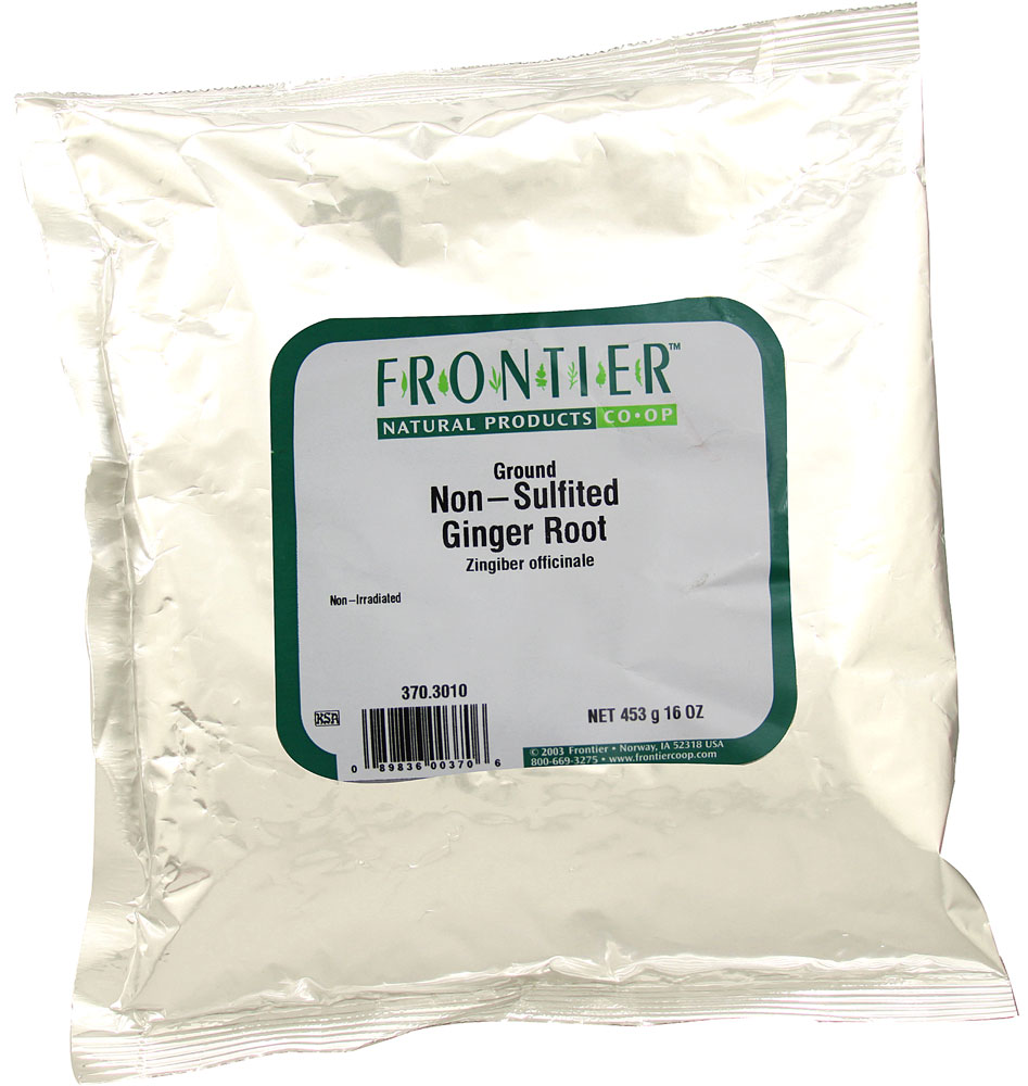 slide 1 of 1, Frontier Ground Ginger Root Non-Sulfited, per lb