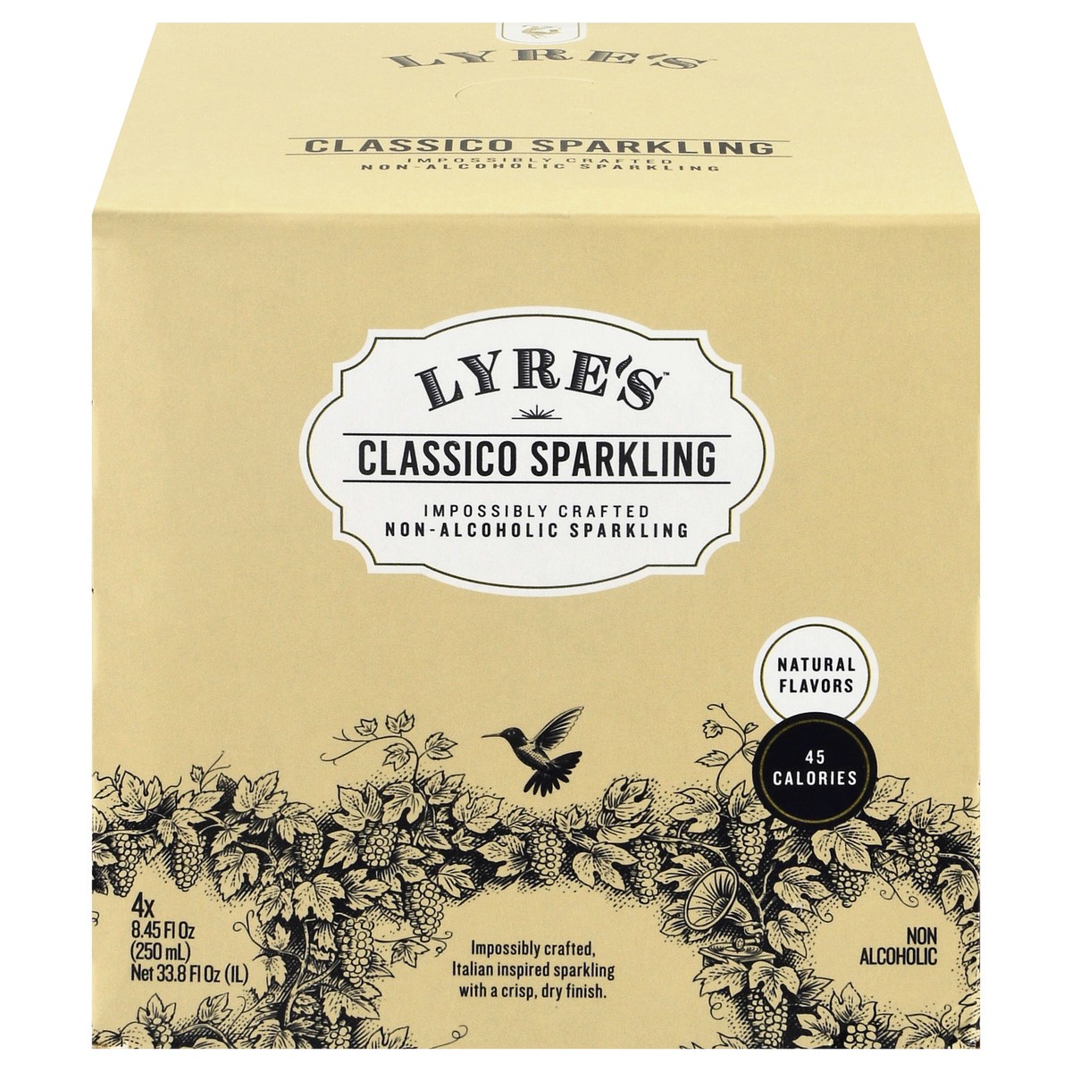 slide 6 of 14, Lyre's Non-Alcoholic Sparkling 4 - 8.45 fl oz Cans, 4 ct
