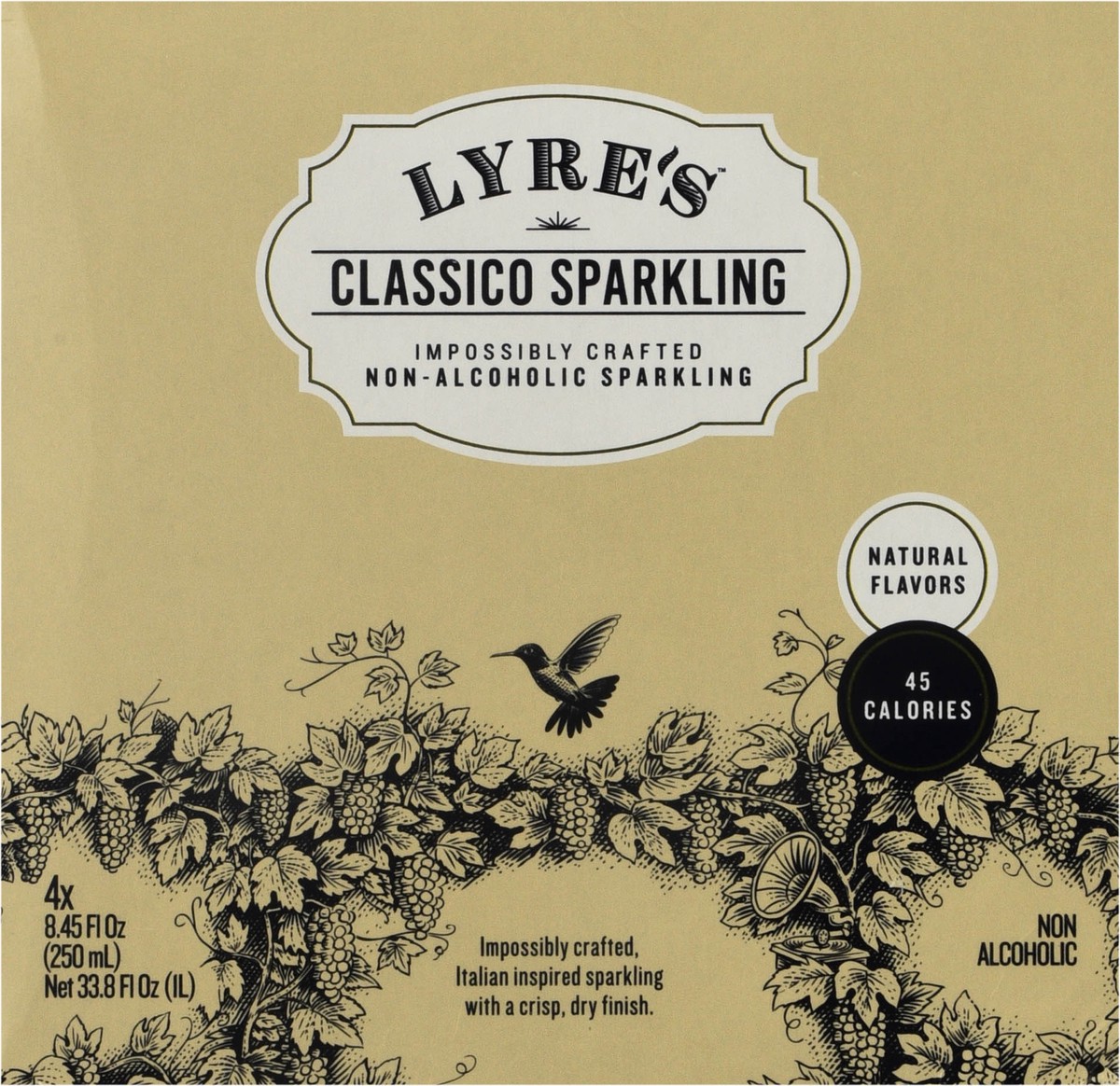 slide 3 of 14, Lyre's Non-Alcoholic Sparkling 4 - 8.45 fl oz Cans, 4 ct