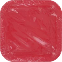 Premier Stylz Ruby Red 7" Square Plates