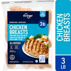 Kroger Boneless Chicken Breasts with Rib Meat