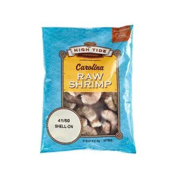 High Tide Fish Market Carolina Shell-On Raw Shrimp 41/50 Count