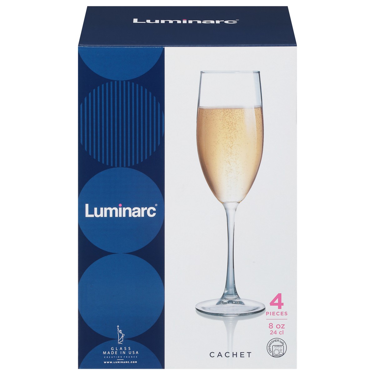 slide 2 of 11, Luminarc 8 Ounce Cachet 4 ea, 4 ct