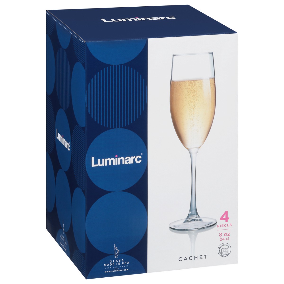 slide 5 of 11, Luminarc 8 Ounce Cachet 4 ea, 4 ct