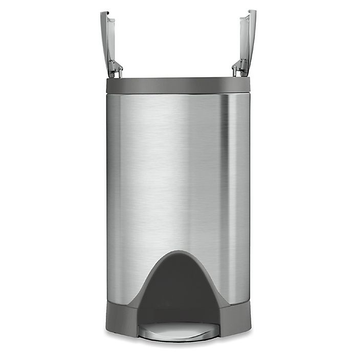 slide 3 of 4, simplehuman Butterfly Step Trash Can, 10 liter