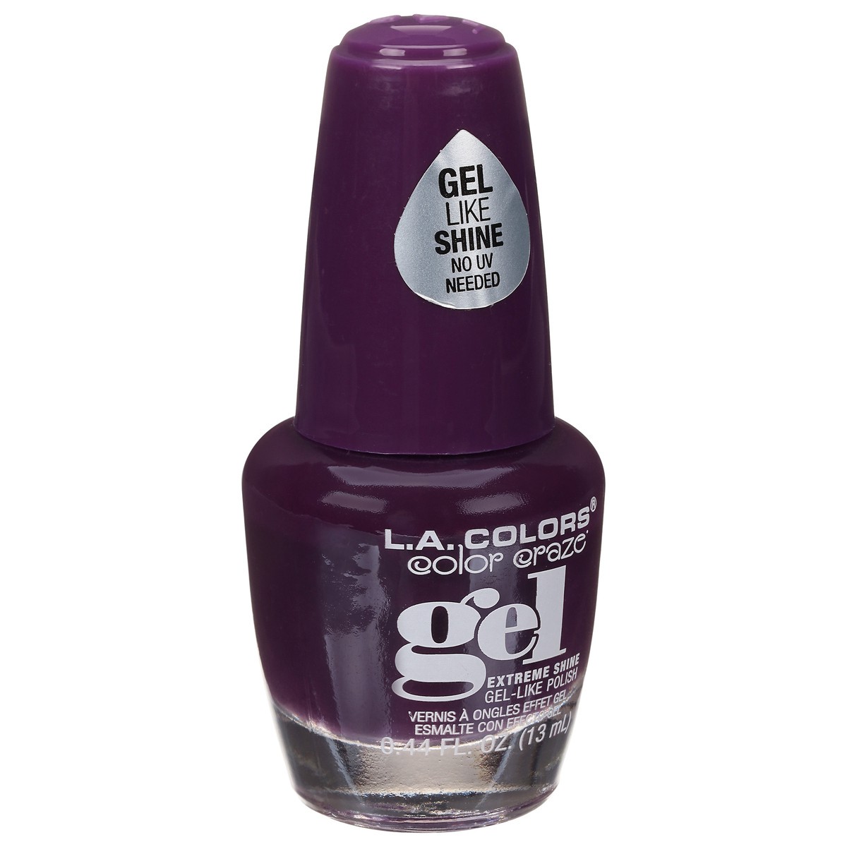 slide 2 of 10, L.A. Colors Color Craze CNP754 Dare Devil Gel Extreme Shine Nail Polish 0.44 fl oz, 0.44 fl oz