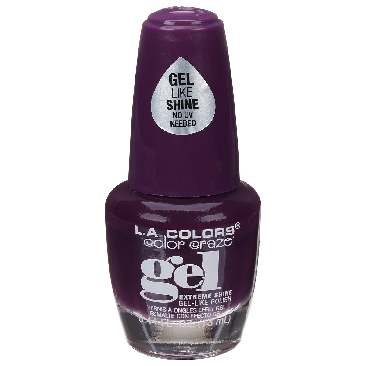 slide 1 of 10, L.A. Colors Color Craze CNP754 Dare Devil Gel Extreme Shine Nail Polish 0.44 fl oz, 0.44 fl oz