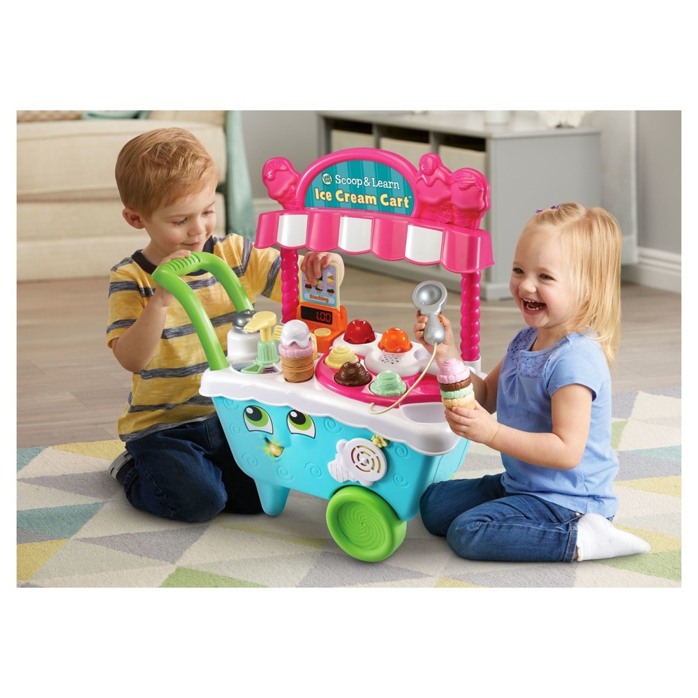 slide 4 of 9, LeapFrog Scoop & Learn Ice Cream Cart Playset, 1 ct