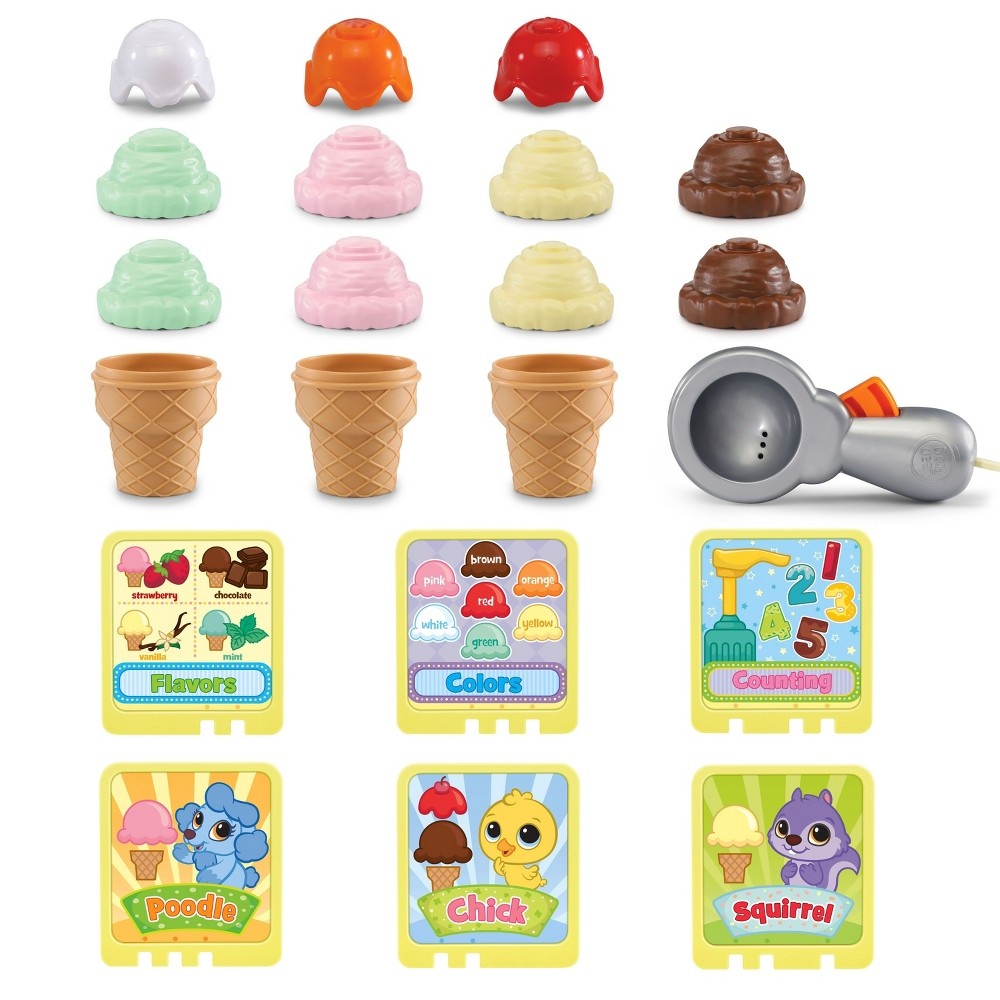 slide 9 of 9, LeapFrog Scoop & Learn Ice Cream Cart Playset, 1 ct