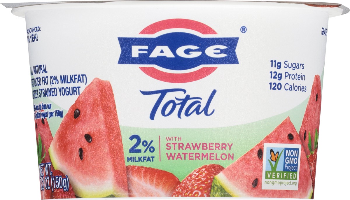 slide 3 of 7, FAGE Total 2% Strawberry-Watermelon, 5.3 oz