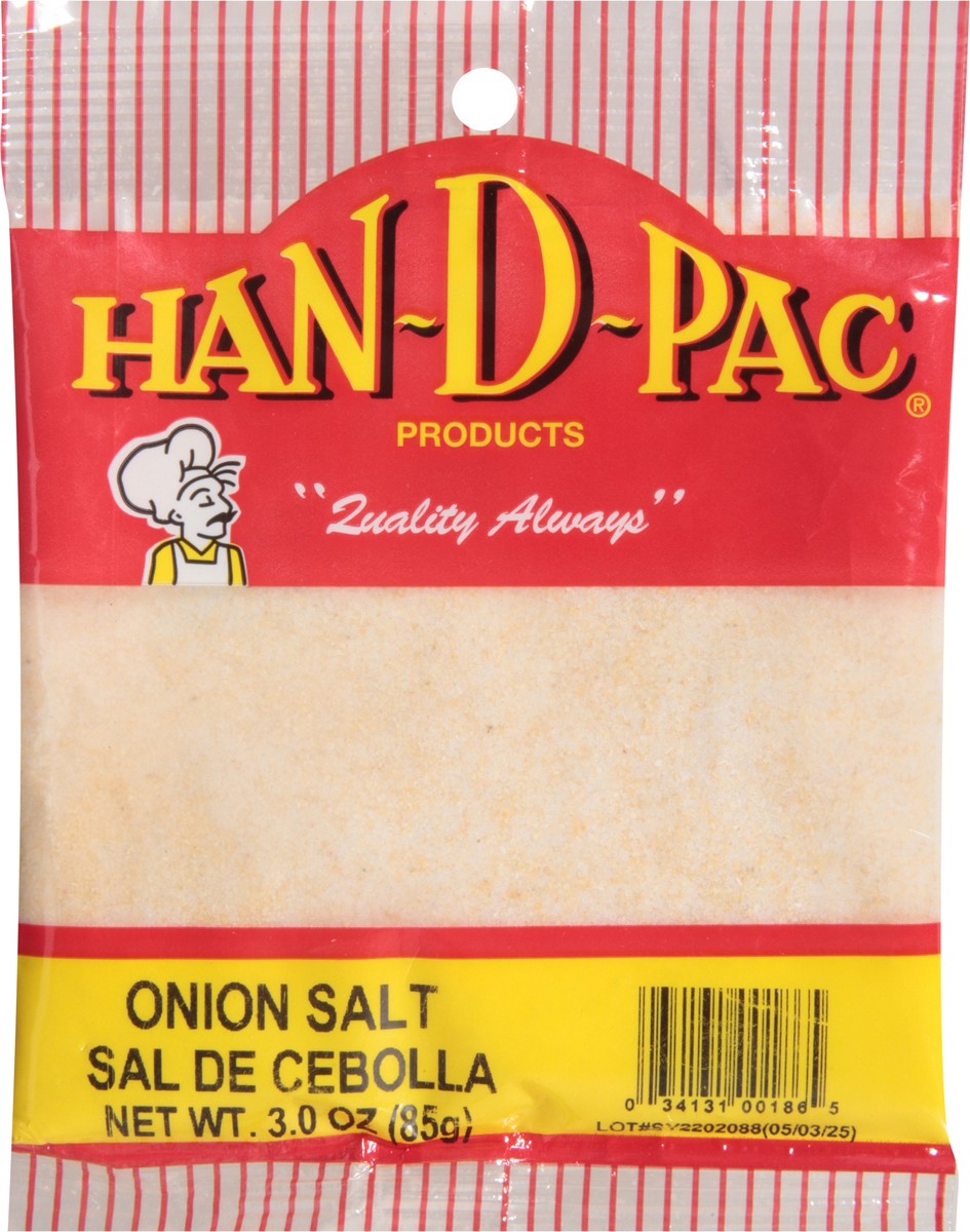 slide 11 of 11, Han-D-Pac Onion Salt 3.0 oz, 3 oz