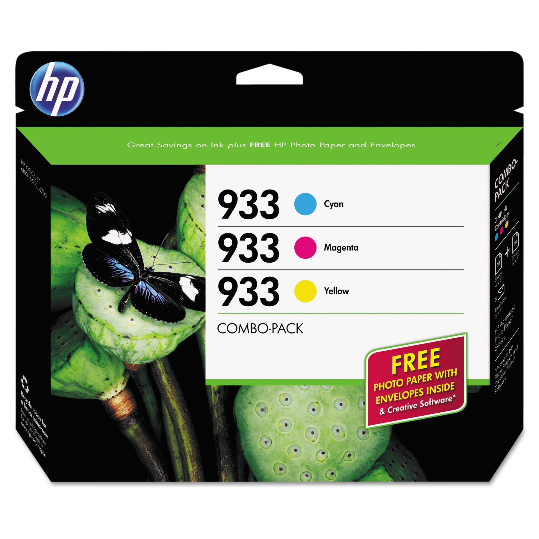 slide 1 of 1, HP 933 Combo Creative Pack Ink Cartridge, 1 ct