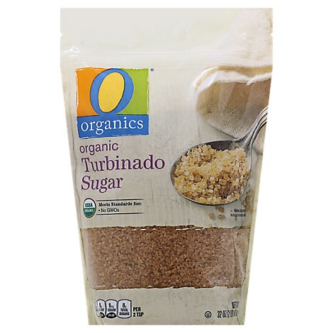 slide 1 of 1, O Organics Organic Sugar Turbinado, 32 oz