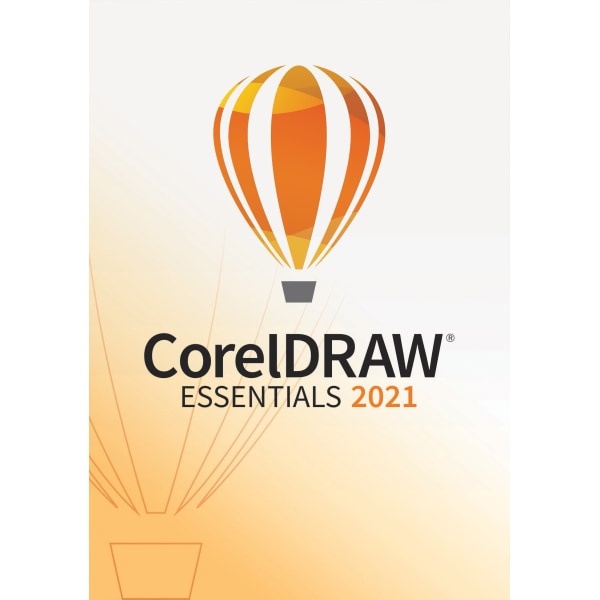 slide 1 of 2, CorelDRAWdraw Essentials 2021, For Windows/Mac, Disc Download, 1 ct