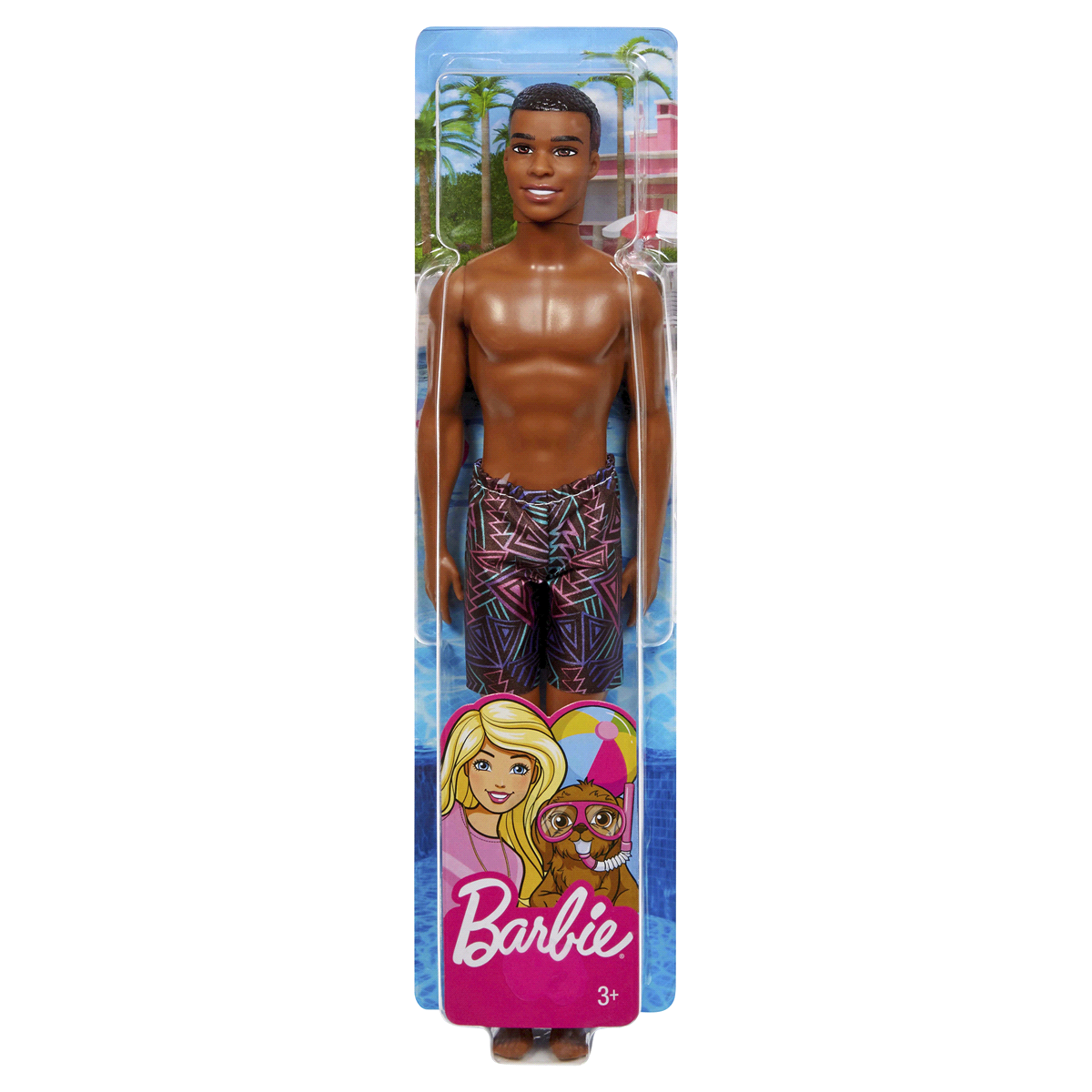 slide 1 of 1, Mattel Barbie Beach Doll, 1 ct