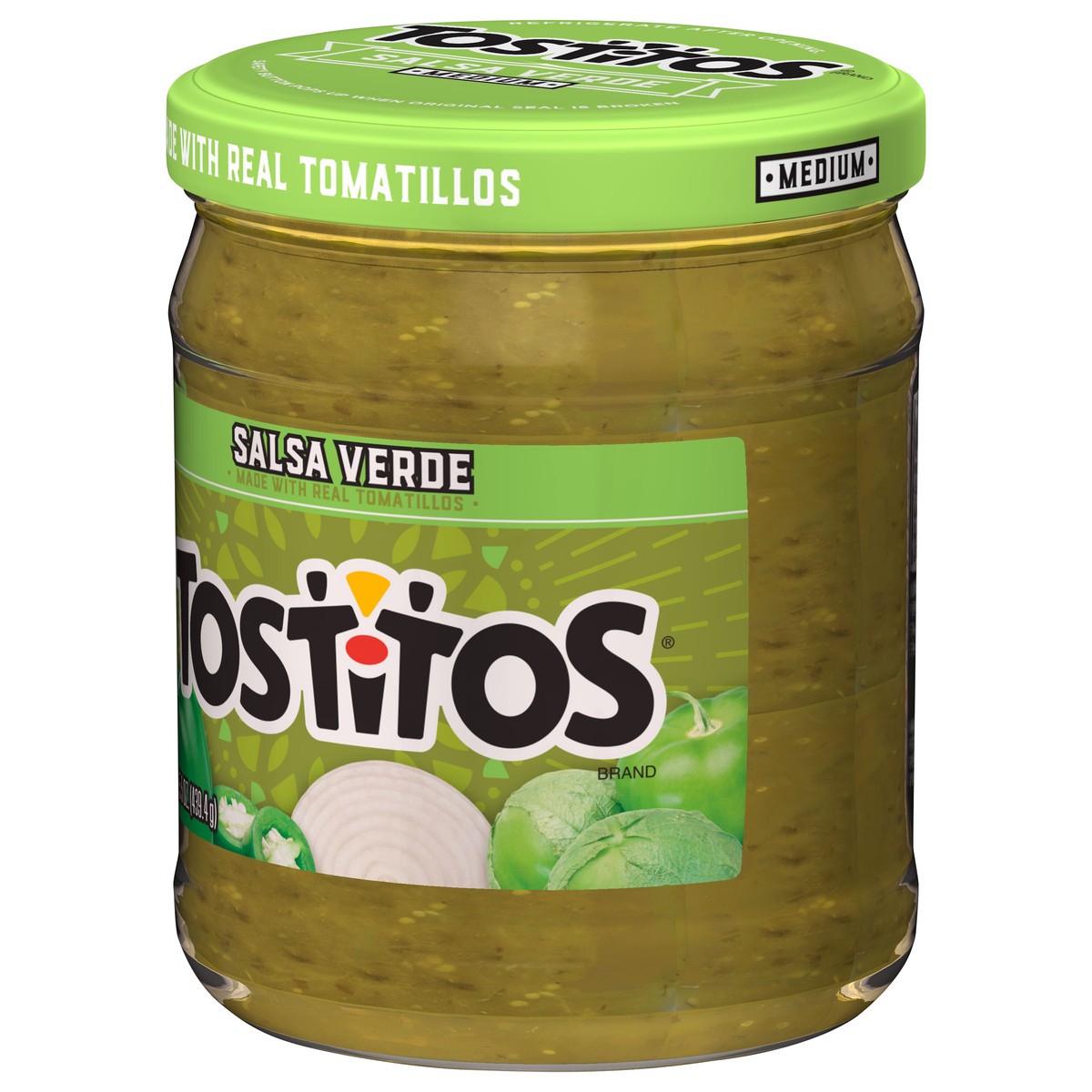 slide 8 of 14, Tostitos Salsa Verde Medium 15.5 Oz, 15.5 oz