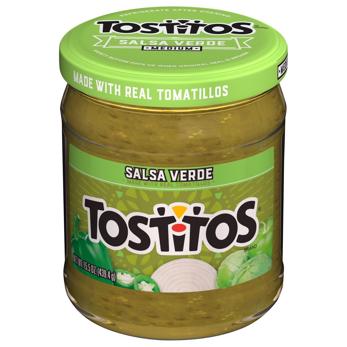 slide 4 of 14, Tostitos Salsa Verde Medium 15.5 Oz, 15.5 oz