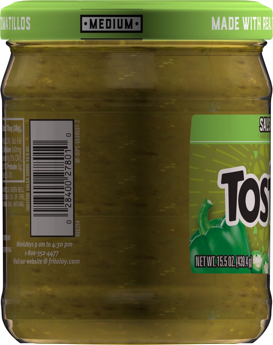 slide 11 of 14, Tostitos Salsa Verde Medium 15.5 Oz, 15.5 oz