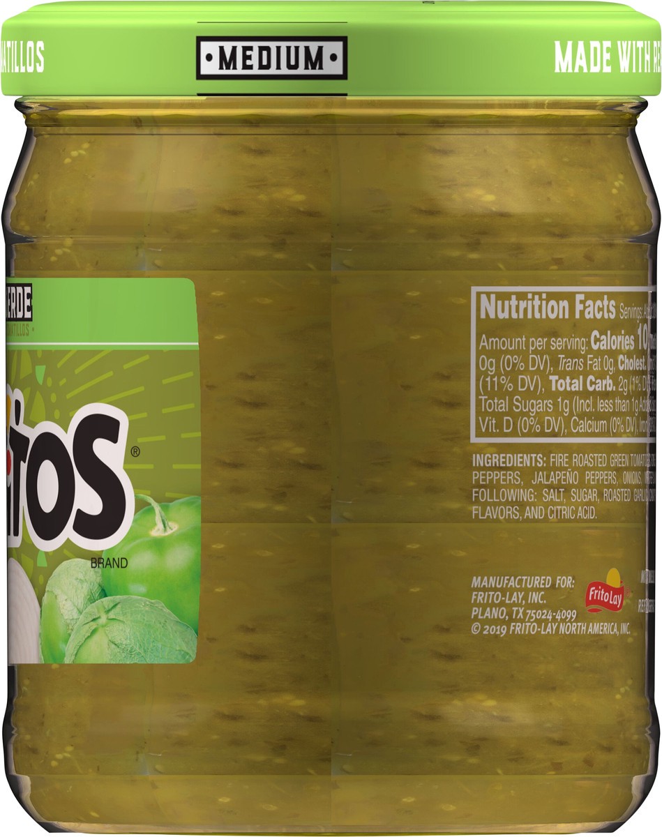 slide 6 of 14, Tostitos Salsa Verde Medium 15.5 Oz, 15.5 oz