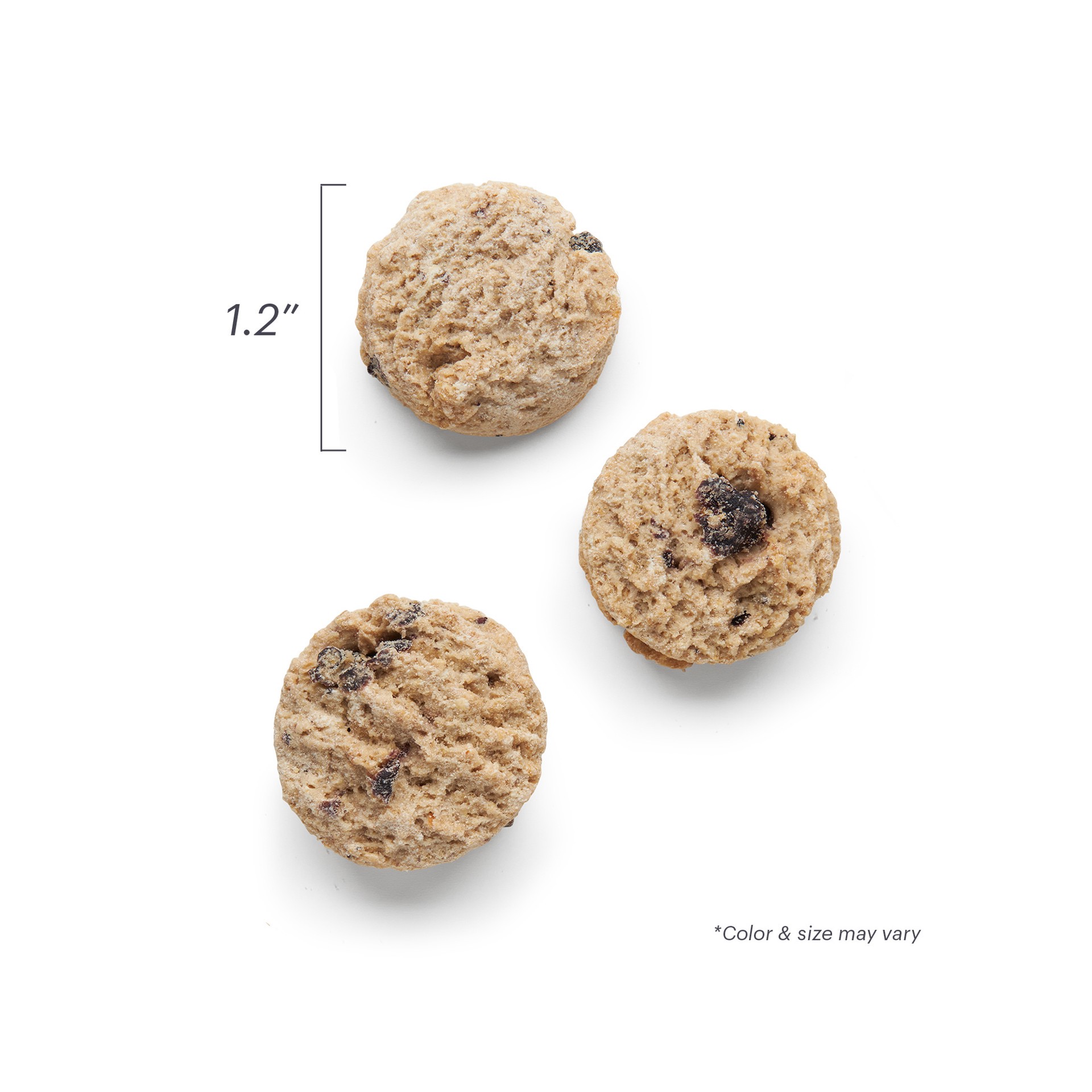 slide 2 of 3, The Honest Kitchen Goat's Milk N' Cookies Goat's Milk N' Cookies: Slow Baked with Blueberries & Vanilla, 8 oz Bag, 8 oz