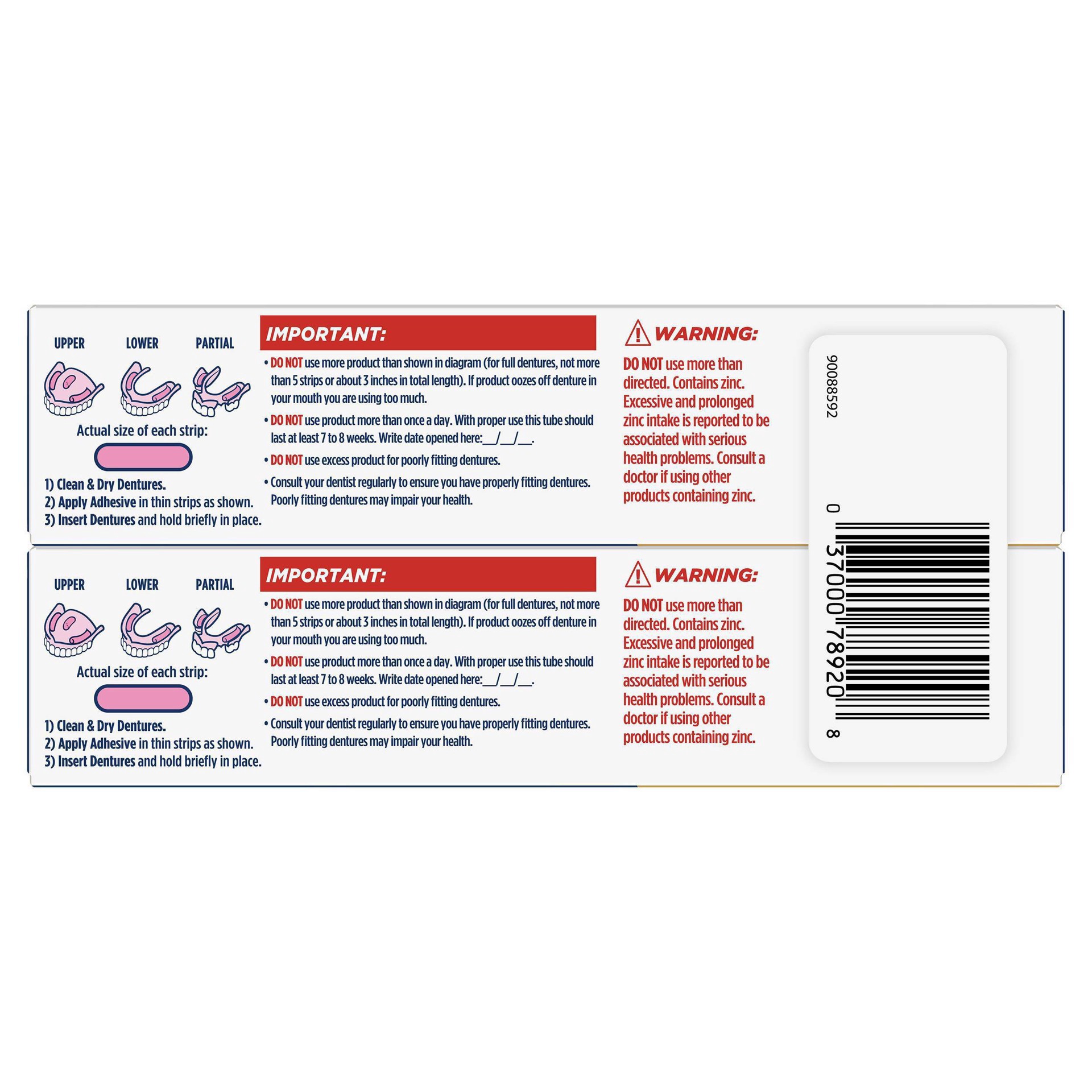 slide 8 of 12, Fixodent Ultra Max Hold Secure Denture Adhesive 2.2oz (Twin Pack), 2 ct