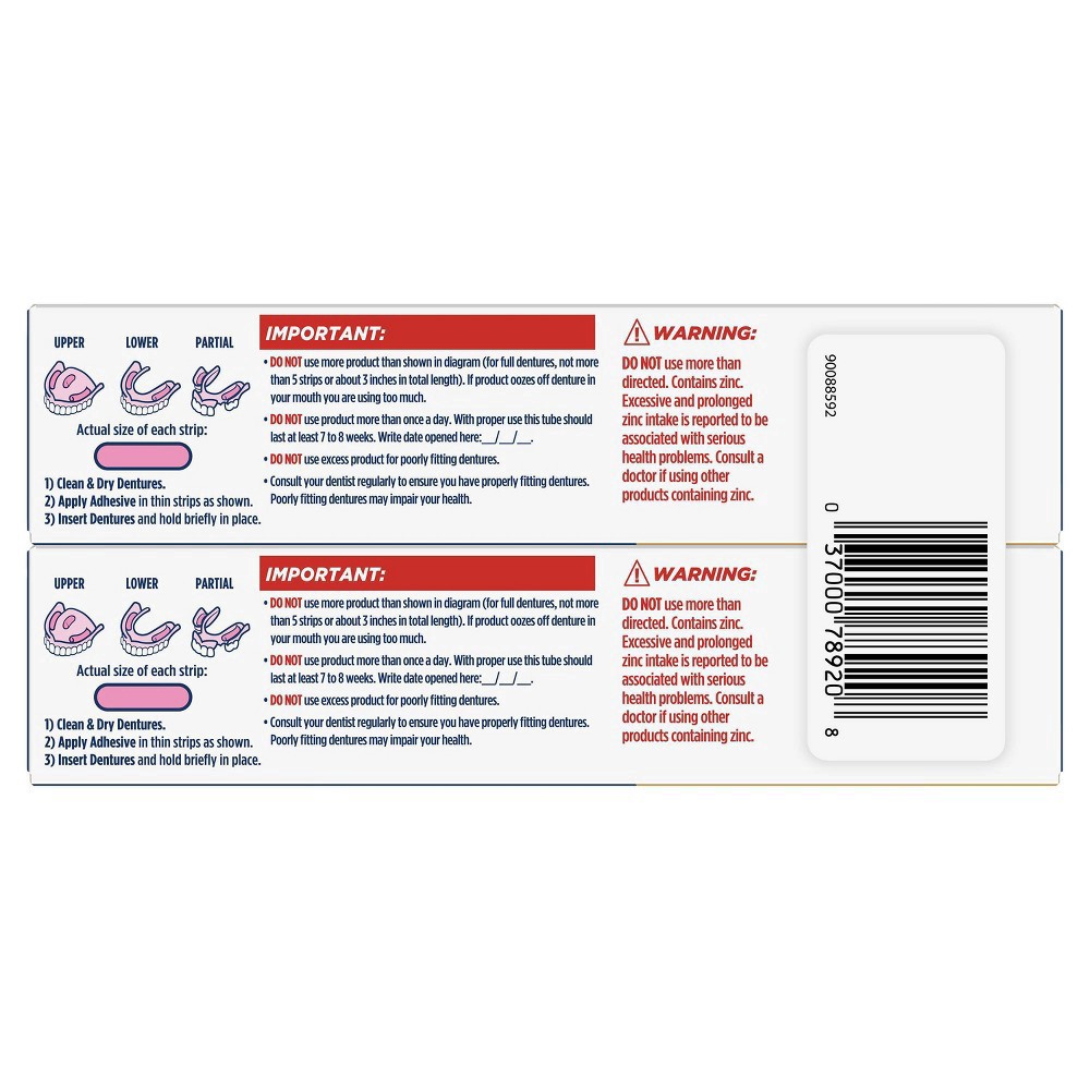 slide 9 of 12, Fixodent Ultra Max Hold Secure Denture Adhesive 2.2oz (Twin Pack), 2 ct