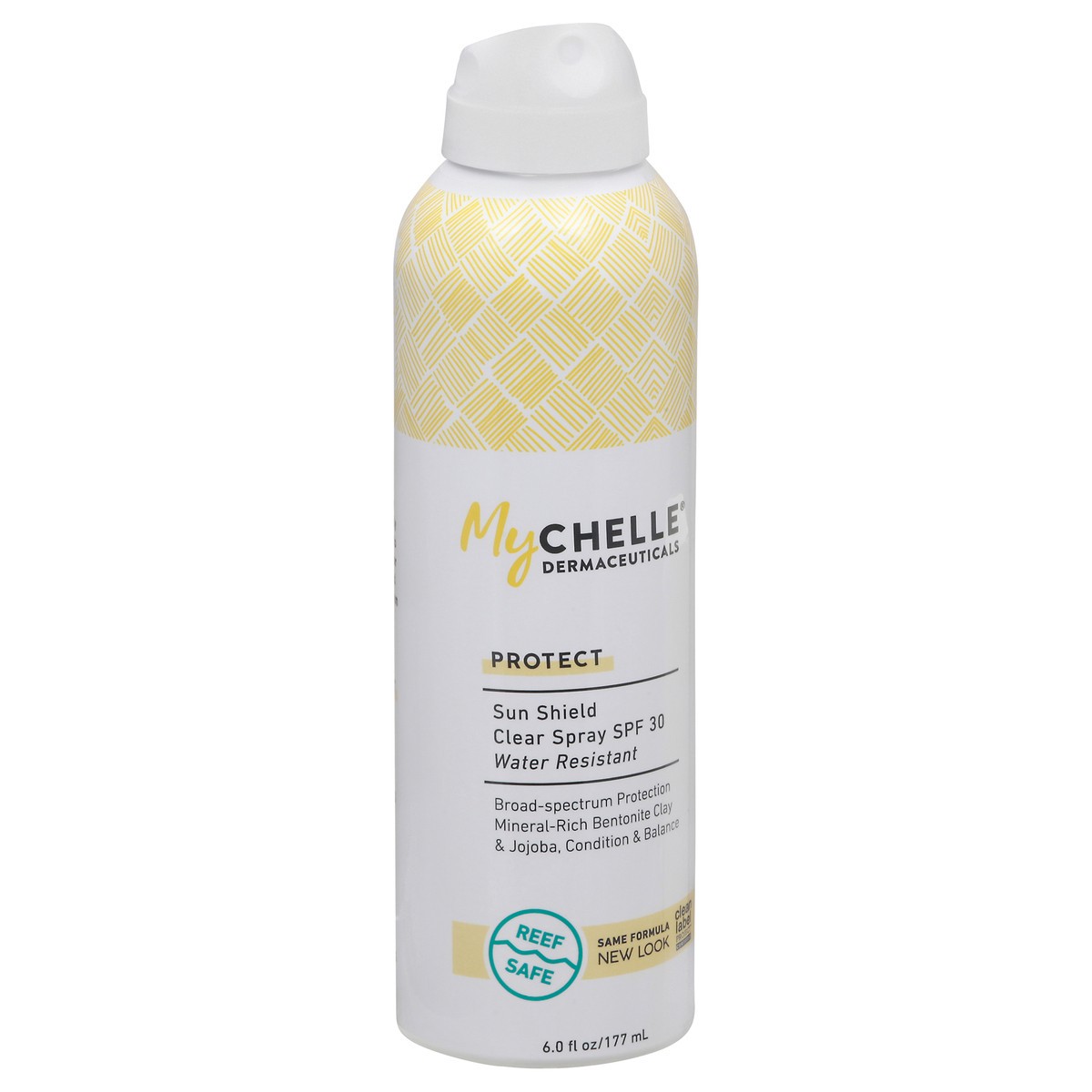 slide 2 of 9, MyChelle SPF 30 Protect Sun Shield Clear Spray 6.0 fl oz, 6 fl oz